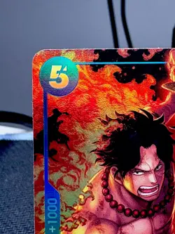 ONE PIECE Portgas D. Ace Treasure Rare #OP08-052 Foil Royal Blood NM English - Image 3