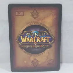 World Of Warcraft Heroes Of Azeroth Fire Blast 52/361 Foil TCG Card - Image 2