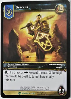 WORLD OF WARCRAFT TCG Blizzard "HEROES OF AZEROTH" SINGLES Basic YOU PICK 2006 - Image 5