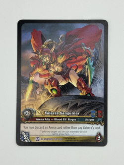 World of Warcraft TCG Gladiators 150/208 Extended Art Valeera Sanguinar - Image 1