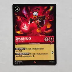 Donald Duck 121/204 Disney Lorcana Whispers in the Well Regular Rare Card NM - Image 1