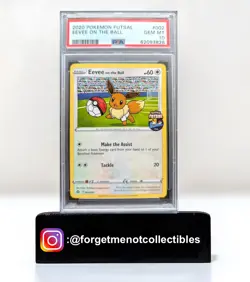 Rare PSA 10 Eevee On The Ball 2020 Pokemon Futsal 002/005 Pokemon Card - Image 1