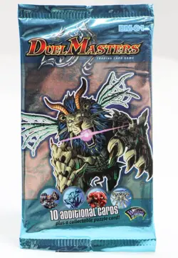 Duel Masters TCG DM-01 Base Sealed Booster Pack 10 Card - WOTC Artwork 1 - Image 1
