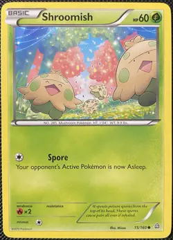 Shroomish 15/160 XY-Primal Clash Regular - Pokemon Card - Image 1