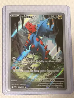 Druddigon 151/086 Illustration Rare Pokemon Card White Flare - Image 1