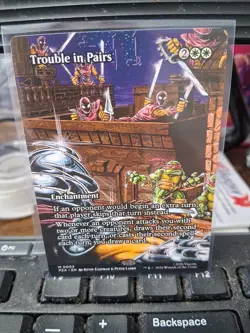 Trouble in Pairs (Borderless) 0003 - PZA Teenage Mutant Ninja Turtles - MTG NM/M - Image 1