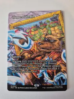 1x Plague of Vermin (Borderless) 07 NM MTG PZA Magic x1 - Image 1