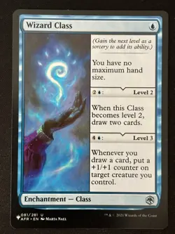 1x MTG Wizard Class - The List Reprints (LIST) (AFR) #81 - Magic the Gathering - Image 1
