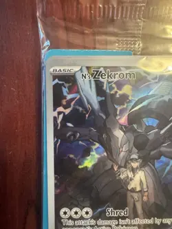 N's Zekrom 031 Ascended Heroes ETB Promo Pokemon Center Stamp SEALED - Image 4