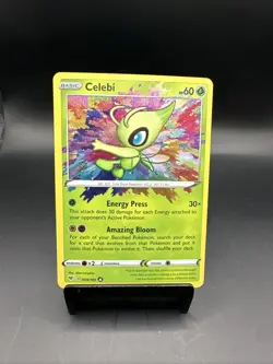 Celebi 009/185 Pokemon TCG 2020 Amazing Rare Holo Card Vivid Voltage, Near Mint - Image 1
