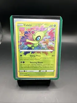 Celebi 009/185 Pokemon TCG 2020 Amazing Rare Holo Card Vivid Voltage, Near Mint - Image 3