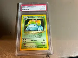 1999 POKEMON GAME #15 VENUSAUR-HOLO PSA 9 - Image 1