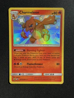 Pokemon NM Charmeleon SV7/SV94 Hidden Fates Shiny Vault - Image 1