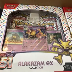 Lot Of 3 Pokemon TCG 151 Alakazam ex Collection Box Sealed Scarlet And Violet - Image 3