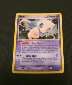 Pokemon Mew TCG Holo Rare Card 10/92 EX Legend Maker - Image 1
