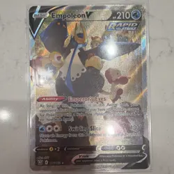 Pokemon Empoleon V Full Art Ultra Rare Holo Rapid Strike 146/163 Battle Styles - Image 1