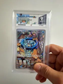 Squirtle 148/142 Illustration Rare ACE Grade 9~Pokemon TCG - Image 1