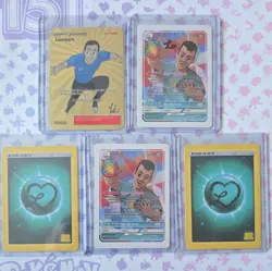 Leonhart Gold Metal Pokemon Signed Card Set - RARE!!! - Image 1