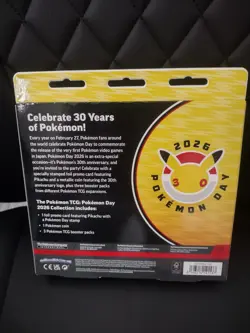 Pokemon TCG: Pokemon Day 2026 Collection Box 30th Anniversary SEALED! pikachu - Image 3