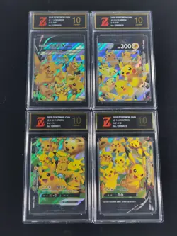 Pikachu V-union Promo 109-112/S-P Combination Set Pokemon Card ChineseZ Gold 10 - Image 1