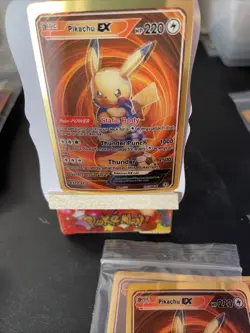 Pikachu Ex Hp 220 3d prism pokemon 🔥FAN ART🔥Static Body NM - Image 2