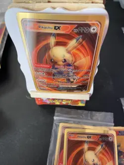 Pikachu Ex Hp 220 3d prism pokemon 🔥FAN ART🔥Static Body NM - Image 5