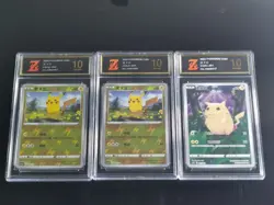 Pokemon TCG Chinese Pikachu044/132-001/024 Z Gold 10 - Image 1