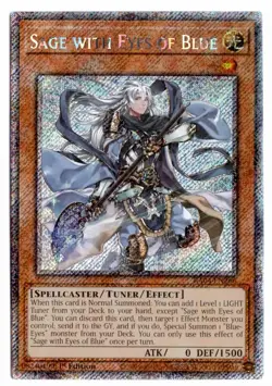 Yu-Gi-Oh! Sage with Eyes of Blue Platinum Secret Rare RA04-EN266 - Image 1