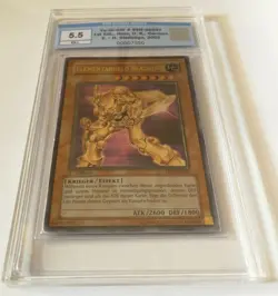 Yu-Gi-Oh! Karte EEN-DE007 Elementarheld Bladedge Ultimate Rare EGS 5.5 (PSA) 1st - Image 2