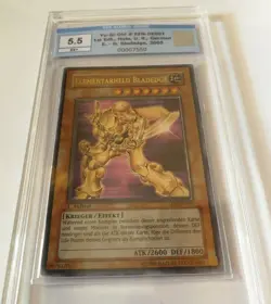 Yu-Gi-Oh! Karte EEN-DE007 Elementarheld Bladedge Ultimate Rare EGS 5.5 (PSA) 1st - Image 3