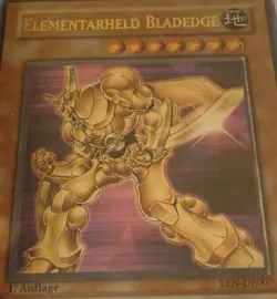 Yu-Gi-Oh! Karte EEN-DE007 Elementarheld Bladedge Ultimate Rare EGS 5.5 (PSA) 1st - Image 5