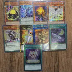 Yu-Gi-Oh! Lot Of 9 QCR Quarter Century Secret Rares from RA03/RA04 LP/NM - Image 1