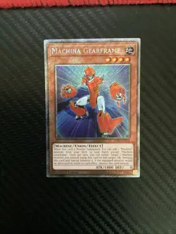Machina Gearframe Yugioh RA03-EN234 Platinum Secret Rare PSR NM - Image 1