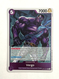 One Piece TCG Vergo OP14-061 Foil R The Azure Sea's Seven - Image 1