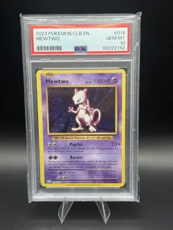 PSA 10 Mewtwo 014/034 Pokemon Classic Collection English Holo Graded Card - Image 1