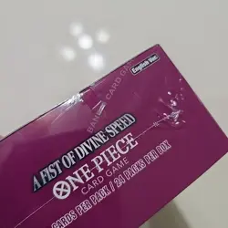 One Piece Card Game [OP-11] A Fist of Divine Speed English Booster Box Side Tear - Image 3