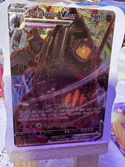 Coalossal VMAX Shiny 🕺Fan Art🕺Holo Card Limited Edition Collectable Card - Image 2
