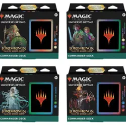(4) Commander Decks Lord of the Rings Tales Middle Earth LTR MTG 195166205052 - Image 1