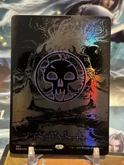 MTG | Swamp (367) ✨🛢Oil Slick Raised Foil ✨ - Image 1