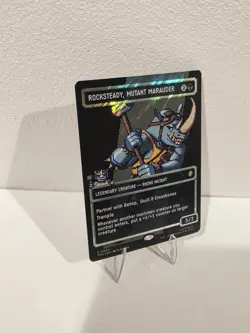 BORDERLESS SURGE FOIL Rocksteady, Mutant Marauder MTG NM TMC Ninja Turtles TMNT - Image 1