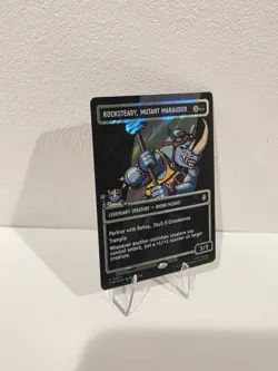 BORDERLESS SURGE FOIL Rocksteady, Mutant Marauder MTG NM TMC Ninja Turtles TMNT - Image 2