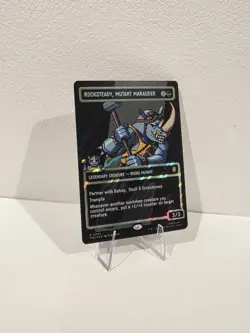 BORDERLESS SURGE FOIL Rocksteady, Mutant Marauder MTG NM TMC Ninja Turtles TMNT - Image 3