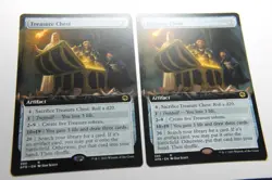 MTG Treasure Chest x2- ExtArt-Adventures in the Forgotten Realms-Lightly Played - Image 1