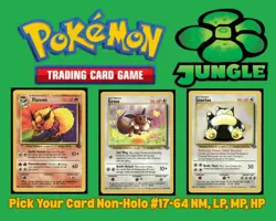 Pokemon Card WOTC Jungle Set #17-64 Non-Holo NM LP MP HP Pick Your Card - Image 1
