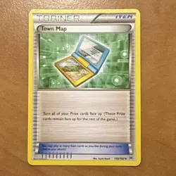 Pokemon Card Town Map Breakthrough Uncommon 150/162 Near Mint - Image 1