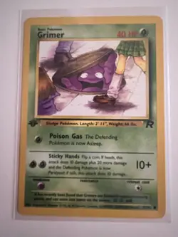 Grimer 57/82 1st Edition Common Excellent Condition Team Rocket WOTC - Image 1