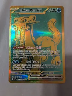 Pokemon TCG Chien-Pao EX Scarlet & Violet Paldea Evolved Holo 242/091 - Image 1