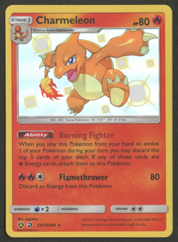 Pokemon TCG: Charmeleon SV7/SV94 Hidden Fates Baby Shiny Vault - Image 1