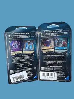 Lorcana Rise of the Floodborn Starter Deck Set of 2 - Brand New + Sealed Disney - Image 3