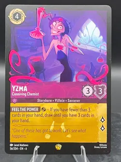 Disney Lorcana-Azurite Sea-Yzma - Conniving Chemist-#56-Base - Image 3
